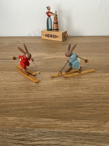Erzgebirge osterhasen auf - 2,