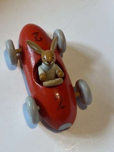 Erzgebirge hase rennwagen - hase,