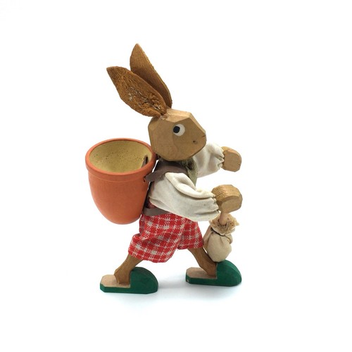 Alter holz hase - holz,