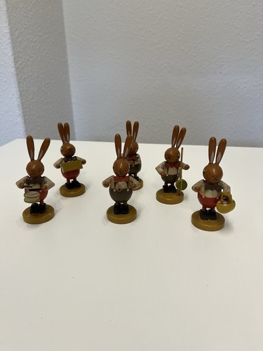 Holz osterhasen figuren - osterhasen,
