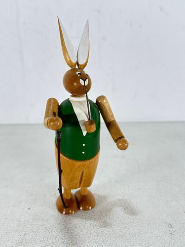 Erzgebirge osterhase mit stock - osterhase,