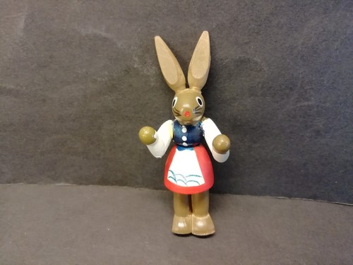 Osterhase hase häsin aus - osterhase, holz
