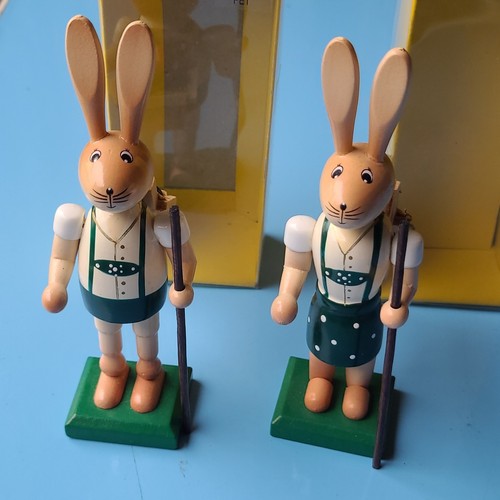 Erzgebirge osterhase - 2x,