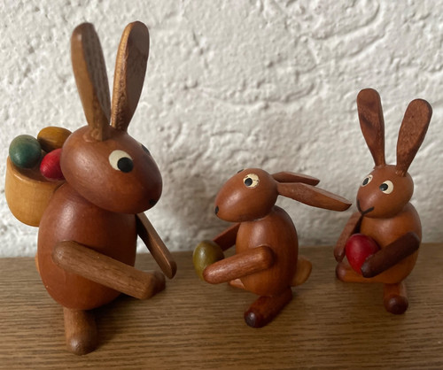 Ostern erzgebirge osterhasen - ostern,