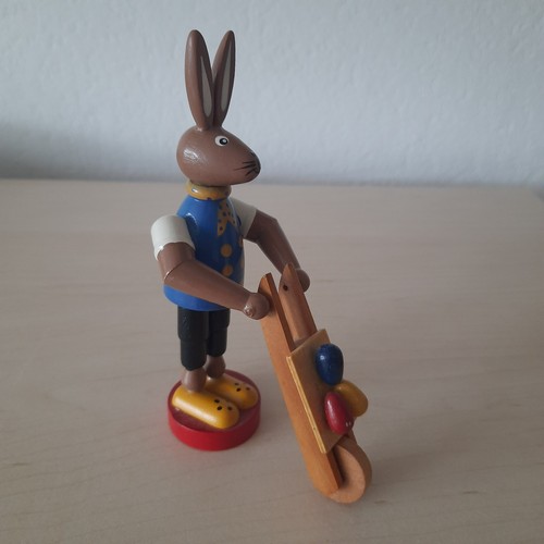 Osterhase mit schubkarre höhe - osterhase,