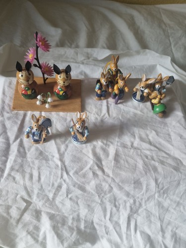 Holz osterhasen sammlung - -,