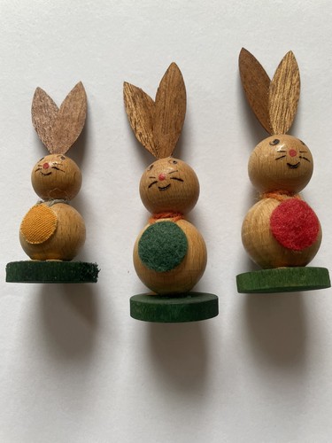 Osterhase ddr holz - osterhase,