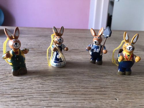 Erzgebirge vintage osterhasen - vintage,