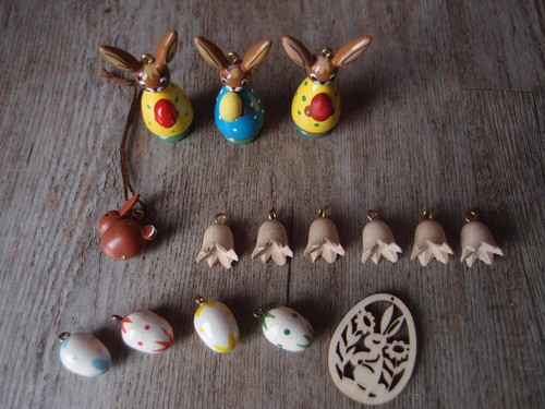 Osterdeko holz osterhasen - osterdeko,